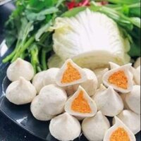 Bánh bao nhân trứng cá