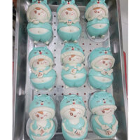 Bánh bao tạo hình nhân khoai môn  - mẫu bánh bao bé mèo/ bé rồng ( set 15 bánh nguyên con )