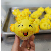 Bánh bao tạo hình nhân kim sa - mẫu bé rồng  ( set 15 bánh )