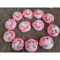 BÁNH BAO TẠO HÌNH NHÂN SOCOLA - MẪU RỒNG HỒNG ( 12 NHỎ 1 LỚN ) NHẬN ĐẶT BÁNH THEO YÊU CẦU