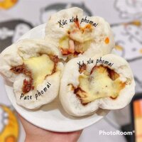 bánh bao tươi xá xíu phô mai ( 4 bánh)