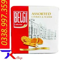 Bánh Belgi Tràng an hộp thiếc vuông 600 g