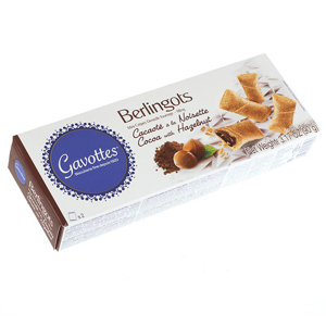 Bánh Berlingots cacao hạt dẻ Gavottes hộp 90g