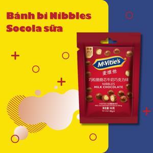 Bánh Bi Nibbles Socola Sữa 80g