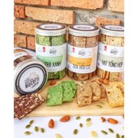 Bánh Biscotti Gạch Đỏ Hộp To 250g, Bánh Ăn Kiêng, Giảm Cân, Dành Cho Người Tiểu Đường