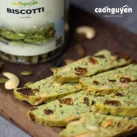 bánh biscotti nguyên cám vị matcha bánh ngũ cốc nướng ăn kiêng không đường tăng cơ giảm mỡ giảm cân eat clean healthy