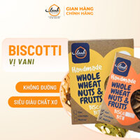 Bánh Biscotti Nguyên Cám Vị Vani Không Đường, Bánh Ngũ Cốc Dinh Dưỡng Ăn Kiêng Eatclean - LANHFOODS
