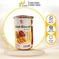 Bánh Biscotti Siêu Hạt Mix 3 Vị Nguyên Cám Dinh Dưỡng Không Đường Ăn Kiêng Giảm Cân Tốt Cho Sức Khỏe - DK09