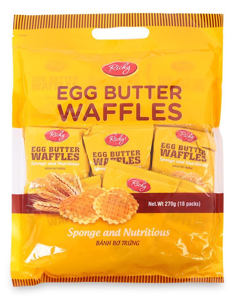 Bánh bơ trứng Butter Waffles Richy - 270gram