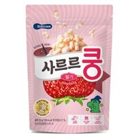 Bánh bỏng ăn dặm bổ sung lợi khuẩn BeBecook vị dâu gói 23g (từ 1 tuổi)