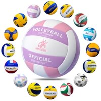 Banh Bóng Chuyền Da Chính Hãng King Ball Quả Bóng Chuyền Giá Rẻ Cho Nam Nữ Học Sinh Viên Ngoài Trời