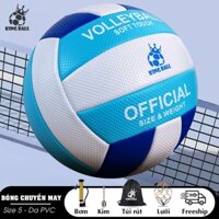 Banh Bóng Chuyền Da King Ball KB361/Xanh Quả Bóng Chuyền Chính Hãng Nam Nữ Trẻ Em Học Sinh Viên Giá Rẻ Thi Đấu Sân Bê Tông Ngoài Trời Mưa