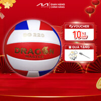 Banh bóng chuyền da PVC Dragon Master DG 220 tặng kèm kim bơm và lưới đựng bóng chuyên nghiệp