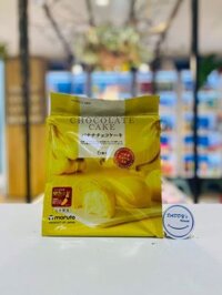 Bánh bông lan Banana Chocolate Maruto - Nhật (216g)
