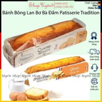 Bánh Bông Lan bơ cao cấp Bà Đầm Patisserie Tradition HÀNG PHÁP, thơm, ngon, bổ dưỡng gói 500g