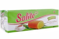 Bánh bông lan cuộn kem lá dứa Solite 360g (20 cái)