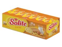 Bánh bông lan cuộn kem vị bơ sữa Solite hộp 360g (20 cái)