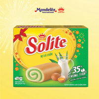 BÁNH BÔNG LAN CUỘN SOLITE – KEM VỊ LÁ DỨA 288GR – TẾT 2025