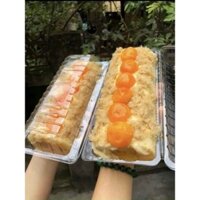 bánh bông Lan cuộn trứng muối sốt phô mai