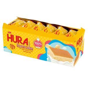 Bánh bông lan kem bơ sữa Hura Layercake hộp 300g