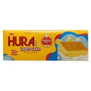 Bánh bông lan kem bơ sữa Hura Layercake hộp 300g