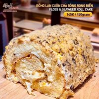 Bánh bông lan kem phô mai cuộn chà bông rong biển