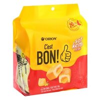 Bánh bông lan Orion C'est Bon sợi thịt gà sốt kem phô mai gói 5 cái x 20.3g (từ 4 tuổi)
