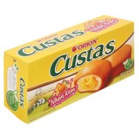 Bánh bông lan Orion Custas vị kem trứng hộp 6 cái x 23.5g (từ 3 tuổi)