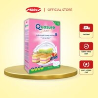 Bánh bông lan Quasure Light Dâu Bibica 180g - Thực phẩm dành cho người ăn kiêng, tiểu đường