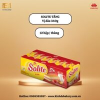 Bánh bông lan tầng Solite Hộp giấy 306gr - vị dâu