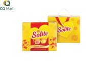 Bánh Bông Lan Tròn Solite Kem Vị Dâu Và Vị Bơ Sữa 288g