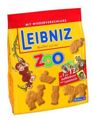 Bánh qui bơ hình thú Bahlsen Zoo 100g