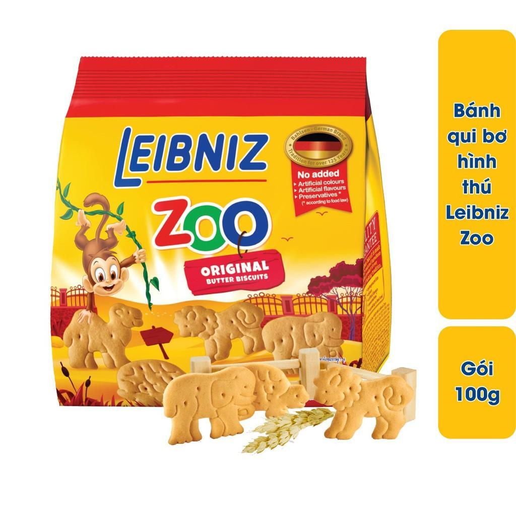 Bánh qui bơ hình thú Bahlsen Zoo 100g