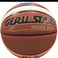Banh bóng rổ bằng da geru số 6,7