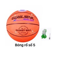banh bóng rổ số 5 - tặng kim bơm và lưới