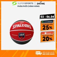 Banh Bóng Rổ Spalding Vba Team Saigon Heat Outdoor - Đỏ  - 84-470z