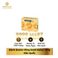 Bánh Butter Ring Gold Haitai 194g Hàn Quốc