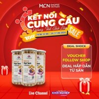Bánh cà hạt sen chuẩn vị siêu ngon giòn thương hiệu sen quê Bác hộp 230g
