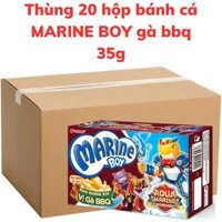 Bánh cá MARINE BOY vị gà bbq hộp 35g