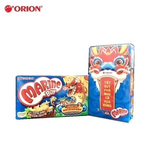 Bánh cá vị rong biển tuyết xanh Orion Marine Boy hộp 32g