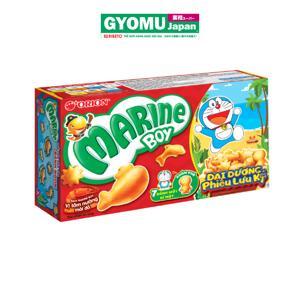 Bánh cá vị tôm nướng môi đỏ Orion Marine Boy hộp 32g