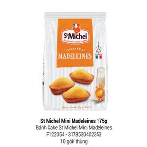Bánh cake St Michel Mini Madeleines 175g
