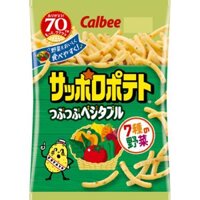 BÁNH CALBEE SAPPORO POTATO TSUBU TSUBU VEGETABLE 85G
