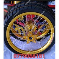 BÁNH CĂM EXCITER 150 ĐÙM KHẾ VÀNG NIỀNG YOKO MÀU VÀNG VỎ RUỘT BLAZETECH THÁI LAN ĐÃ RÚT CĂM VÔ VỎ RUỘT