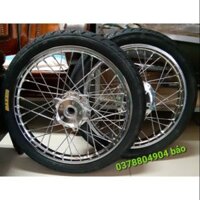 Bánh căm EXCITER 150 full vỏ ruột MAXX 250 /275 như hình niềng union 1.4/1.6 gắn như zin