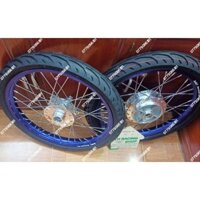 BÁNH CĂM EXCITER 150 HOẶC EXCITER 155 ĐÙM MẠ CRÔM NIỀNG NHÔM DALE VỎ RUỘT CAMEL ĐÃ RÚT CĂM VÔ VỎ RUỘT CAMEL