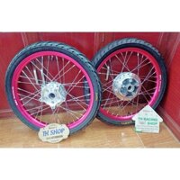 BÁNH CĂM EXCITER 150 HOẶC EXCITER 155 ĐÙM MẠ CRÔM NIỀNG NHÔM DALE SOLUTE BANZAI SHOPPER THÁI VỎ RUỘT CAMEL ĐÃ RÚT CĂM