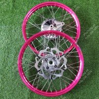 Bánh Căm HONDA WAVE 1 Đĩa Trước Đùm Căm Mạ CROM Niềng Thái Kèm Má Đùm Sau như hình HTH1121 MSP AA62