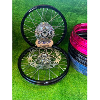 BÁNH CĂM RAIDER SATRIA ĐÙM MẠ CRÔM NIỀNG NHÔM THÁI CÓ NHIỀU MÀU SHOPPER SHARK SOLUTE KÈM 2 ĐĨA ZOK ĐÃ RÚT CĂM SẴN