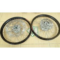 BÁNH CĂM RAIDER SATRIA NIỀNG BANZAI MÀU ĐEN TẶNG KÈM ĐĨA TRƯỚC SAU GẮN VỪA NHƯ ZIN KHÔNG CHẾ